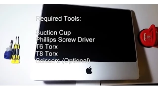 Data Recovery on iMac 20” A1224 – First Step Removing hard drive from iMac 20” A1224