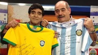 Maradona & Rivellino: " Los zurdos nos entendemos antes de vernos".
