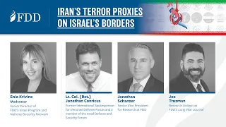 EVENT | Iran’s Terror Proxies on Israel’s Borders