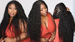 😍 KNOTLESS BOHO BRAIDS | 100% Human Hair for $90 | ft YWigs