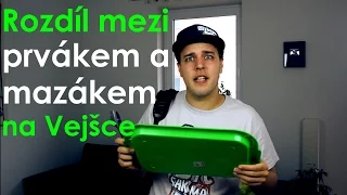 Rozdíl mezi prvákem a mazákem na Vejšce