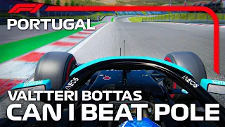 TRYING TO BEAT BOTTAS' F1 2021 PORTIMAO GP POLE LAP