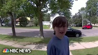 13-year-old records heartfelt message on stranger’s doorbell camera