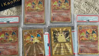 PSA Pokemon Express Returns! Gold Metal Charizard & Pikachu 🔥⚡️💎