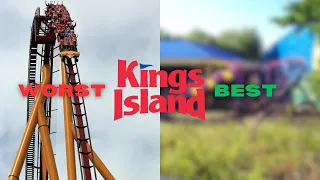 Ranking All The Roller Coasters At Kings Island!