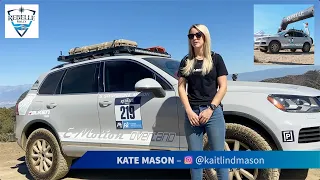 Falken Tire Profile of Kate Mason & her Wildpeak A/T3W Equipped VW Touareg during 2020 Rebelle Rally