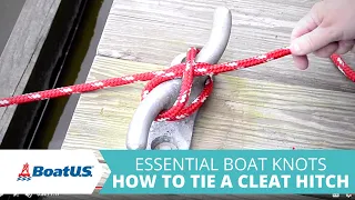 How to Tie a Cleat Hitch Knot | BoatUS