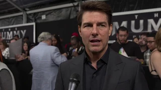 The Mummy Premiere New York - Tom Cruise (Official video)