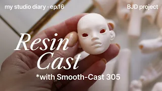 BJD Doll Resin Cast with Smooth-Cast • Studio Vlog