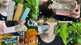 Эскимо, зефир с крошкой/Popsicle, marshmallowvwith crumb #мел #мелоежка #глина #chalk #clay #crunch