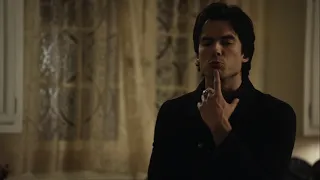 TVD 2x1 - Damon tells Stefan that he kissed Katherine when she pretended to be Elena | Delena Scenes