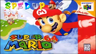 Super Mario 64 soundtrack sped up by Nintendo