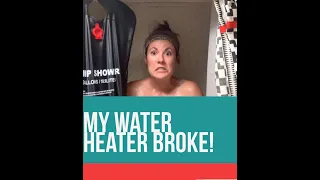 My Water Heater Broke!!! - Ozark Trail 5 Gallon Solar Shower Review