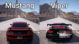 NFS Payback - Ford Mustang GT vs SRT Viper - Drag Race