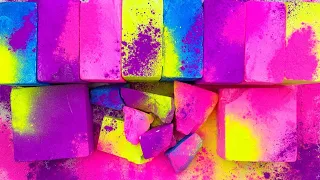 Dyed chalk★COLORED GYM CHALK★Crispy powder★Compilation set★Oddly satisfying video★