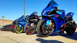 2021 S1000RR VS 2017 GSXR VS 2017 R1M VS ZX10R TX2K22 (Part 3)