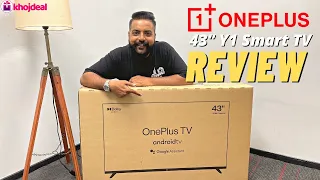 OnePlus Y1 Smart TV Unboxing & Review 🔥 OnePlus TV 43 Inch Review🔥 Best TV Under 25000 🔥