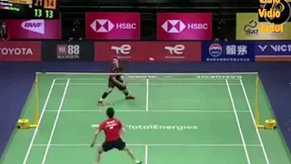 BADMINTON , JONATHAN CRISTIE {INDNESIA] VS LI SHI FEENG (CHINA)