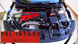 SOUNDS AMAZING! Installing PRL High Volume Intake (STREET MAF) Into The Type R