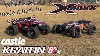 Traxxas X-Maxx & Arrma Kraton 8S Bash (Which one survived?)