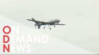 US Drone CRASHES After Russian Jet Encounter