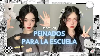 PEINADOS COREANOS para la ESCUELA - seomvely 💭🖇️