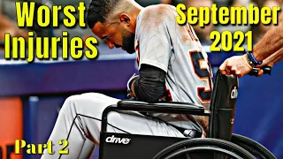 MLB  Worst Injuries September 2021 part 2