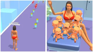 Noob Vs Pro Vs Hacker Pregnant Runner Game play Miss Gaming