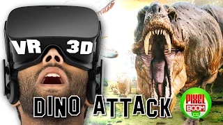 DINOSAURS ATTACK - VR Google Cardboard 3D SBS 1080p Virtual Reality