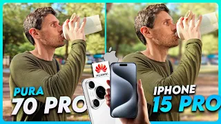 Huawei Pura 70 PRO vs iPhone 15 PRO ¿Mejor FOTO vs Mejor VÍDEO?