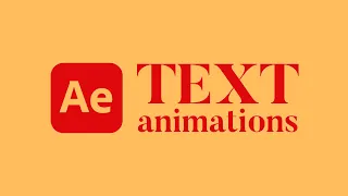 Text Animations - After Effects Tutorial