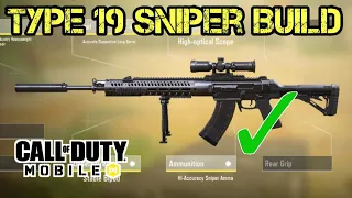 Turning Type 19 into Sniper - Type 19 Long range Gunsmith & Gameplay in CODM | Call of Duty Mobile