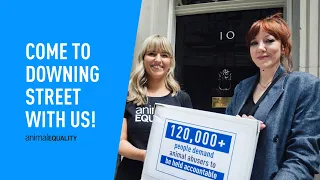 Diane Morgan Goes To Downing Street With Animal Equality