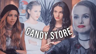 Cheryl, Veronica, Toni & Betty ✘ Candy Store