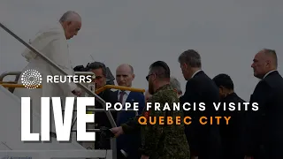 LIVE: Pope Francis meets officials in Quebec City including first Indigenous governor general