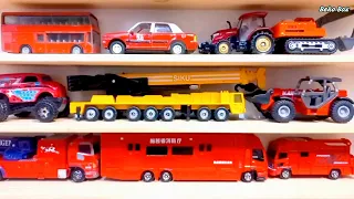 Super Ambulance, Double Decker Bus, Taxi, Tractor, Excavator, Monster Truck, Telehandler, Fire Truck