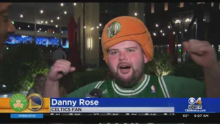 Celtics fans celebrate Game 7 win near TD Garden