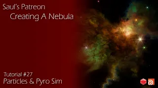 Patreon Tutorial Preview  #27 - Creating A Space Nebula With Redshift & Houdini