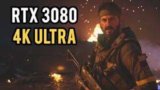 Black Ops Cold War 4K Ultra Benchmark w/RTX On + DLSS | RTX 3080