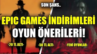 SON ŞANS! - EPIC GAMES KIŞ İNDİRİMLERİ OYUN ÖNERİLERİ!! (20TL ALTI-50TL ALTI-YENİ OYUNLAR)