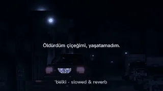 belki  - slowed & reverb + lyrics