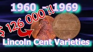 Top 10 1960's Lincoln Penny Varieties Worth Money