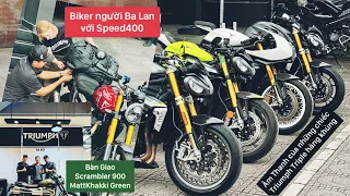 Bàn giao Scrambler900 đến khách hàng trước dịp nghỉ lễ & BIKERngườiBALAN đến HàGiang cùng Speed400.