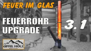 FIRE TUBE 3.1 UPDATE | Even easier to build yourself - fire torch - pellet torch