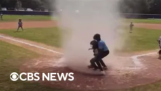 Teen rescued a 7-year-old Little Leaguer from a dust devil