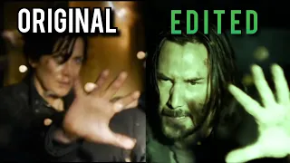 MATRIX RESSURECTIONS Trailer Original Vs Green Edit (Side by Side Comparison)