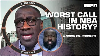 Kendrick Perkins calls Knicks' LATE FOUL the ‘WORST CALL IN NBA HISTORY!’ | First Take