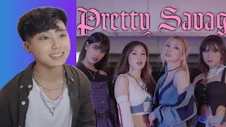 BLACKPINK - ‘PRETTY SAVAGE’ DANCE COVER BY PINK PANDA REACTION (FROM INDONESIA)