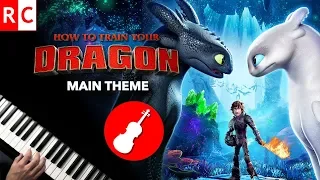 How To Train Your Dragon Main Theme (Violin + Piano Cover)