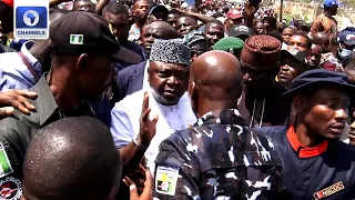 Ogun Gov Poll: Ladi Adebutu Leads Protest In Abeokuta, 'You're A Sore Loser', APC Tells PDP